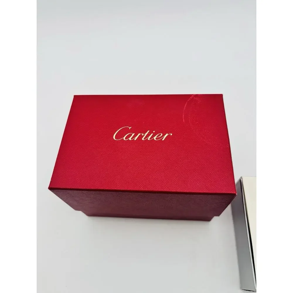 Branded Cartiér Red Empty Jewelry Box Set with Certificate & Outer Box VG Cond